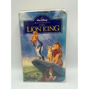 The Lion King Walt Disney 1994 VHS Masterpiece Edition Classic Animated Film